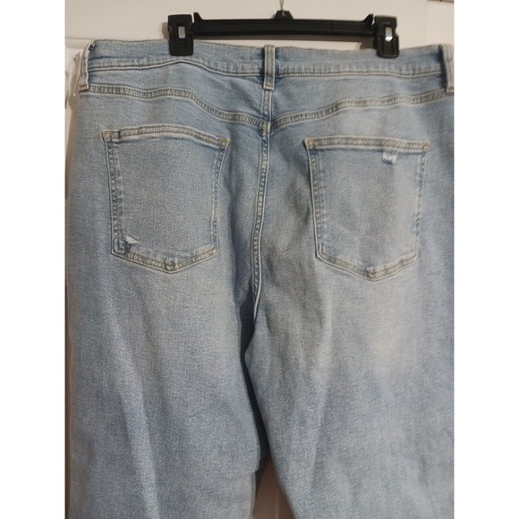 NWT Women's/Jr Girls Arizona High Rise Destructed Mom Jeans Size 23 - Picture 5 of 5